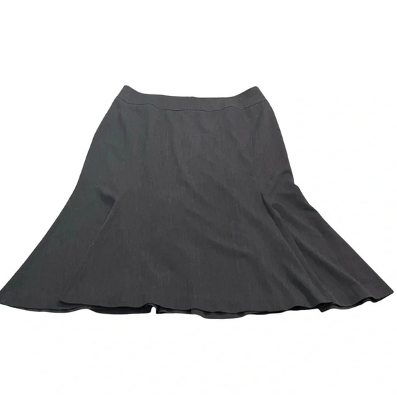 Lane Bryant Women's Charcoal Gray Flared Midi Skirt Size 20 - Picture 4 of 4